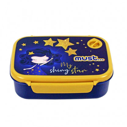 MUST Lunch Box 800ml, 18×13×6cm - 4 Designs, Girls