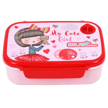 MUST Lunch Box 800ml, 18×13×6cm - 4 Designs, Girls