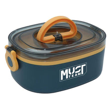 Lunch Box Must Team 750ml 2 in 1 Stainless Steel with fork-spoon 3 Colours