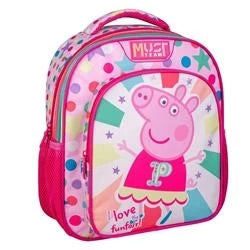 Preschool Backpack Pe a Pig I Love My Funfair Must Team 2 Compartments