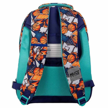 Must Team 17" Backpack 3 Cases Basketball