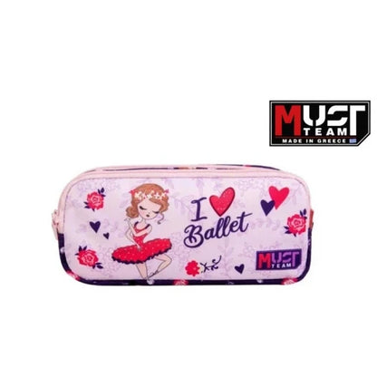 Must Team Pencil Case 2 Zi ers I Love Ballet