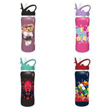 Toddler Water Bottle Stainless Steel Must Team 500ml 4 Designs 1 Piece