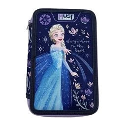 Triple Decker Pencil Case Filled Disney Frozen Always Close To The Heart Must Team