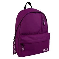 Backpack Must Team Monochrome Classic Violet with Lilac 1 Main Compartment