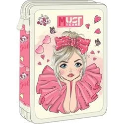 Double Decker Pencil Case Filled Must Team Pretty Girl