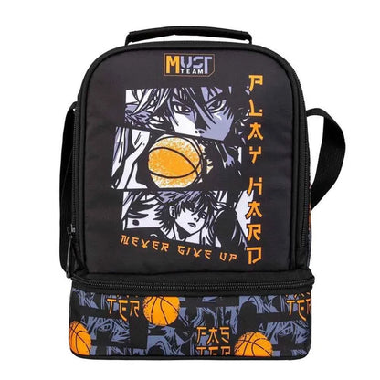 Lunch Bag Insulated Must Team Yummy Anime Boy 2 Compartments