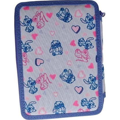 Double Decker Filled Pencil Case Disney Stitch - Angel Must Team