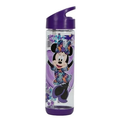 Sunce Minnie 500 ml water bottle with purple lid and cartoon character graphic