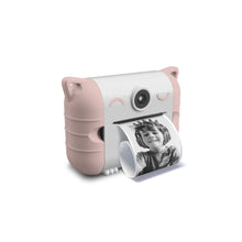 Rose thermal print camera with selfie lens and flip front print window