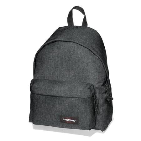 Eastpak Padded Pak’r mini backpack in dark denim, front pocket and red logo patch