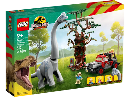 LEGO Jurassic Park brachiosaurus discovery dinosaur building set with tree build
