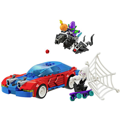 Spider-Man Race Car & Venom Green Goblin