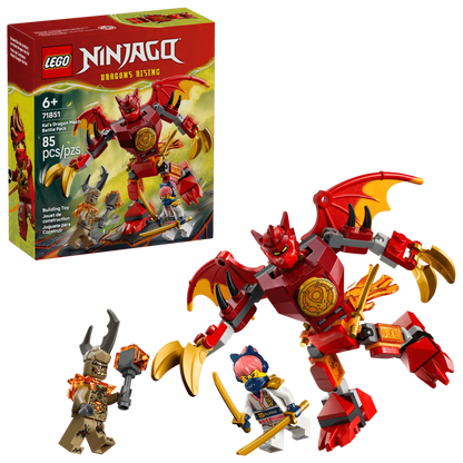 LEGO NINJAGO Kai'S Dragon Mech Battle Pack box, 85 pcs