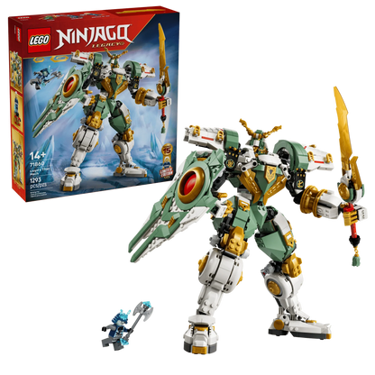 Ninjago Titan Mech 15th anniversary box, green and gold battle robot