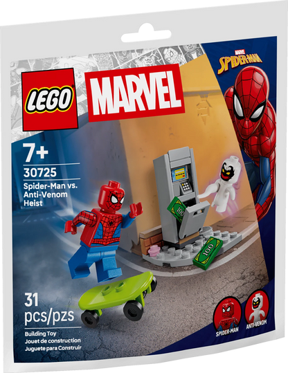 LEGO Marvel Spider-Man vs Anti-Venom Heist box, 7+ age, 31 pcs