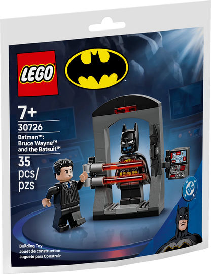 LEGO Batman Bruce Wayne Batsuit set box, 30726, 35 pieces