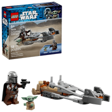 LEGO Star Wars speeder bike box: Mandalorian & Grogu, 56 pcs