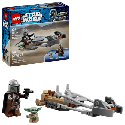 LEGO Star Wars speeder bike box: Mandalorian & Grogu, 56 pcs