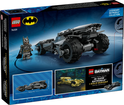LEGO Batman V Superman Batmobile Set mit Batman-Minifigur, graues Modellfahrzeug