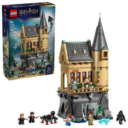Hogwarts Hospital Wing LEGO building set box with castle and minifigures