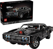 LEGO Technic Dodge Charger R/T set box with assembled black car model