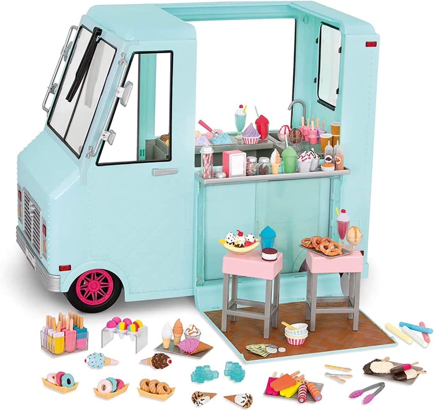 Our Generation Sweet Stop Ice Cream Truck The Toy Store - Toys