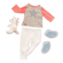 Our Generation, Unicorn Wishes, Pajama Outfit with Unicorn for 18-inch Dolls - The Toy Store, Best Toys in Lebanon