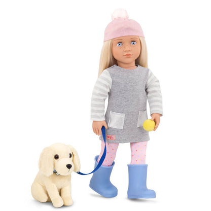 Meagan, 18-inch Doll & Pet Set