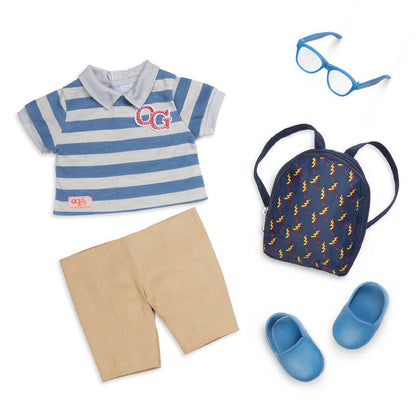 Leo Boy Doll W/ School Polo