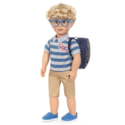 Our Generation Leo Boy Doll W/ School Polo The Toy Store - Toys