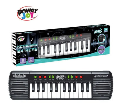 Power Joy Music Keyboard 24Keys W/Mic