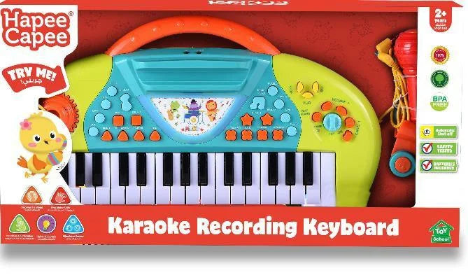 HapeeCapee Karaoke Recording Keyboard - The Toy Store, Best Toys in Lebanon