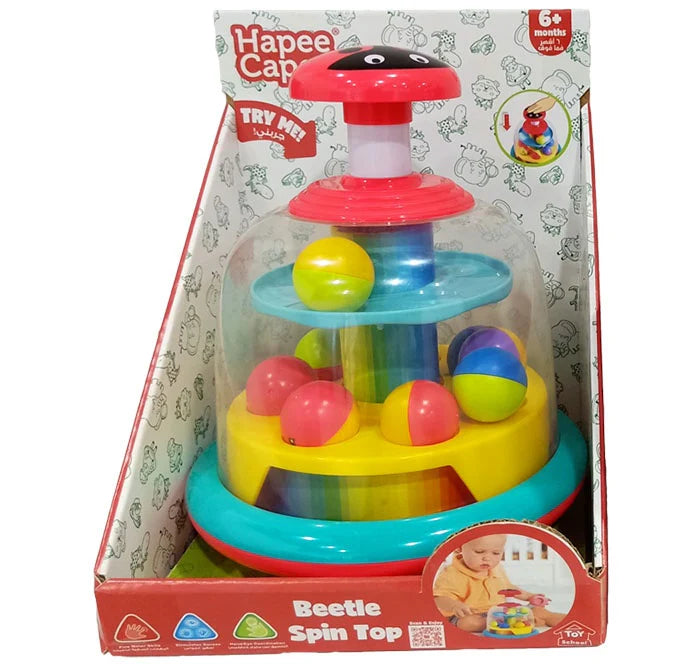 HapeeCapee Beetle Spin Top - The Toy Store, Best Toys in Lebanon