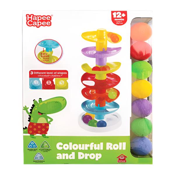 HapeeCapee Colorful Roll & Drop - The Toy Store, Best Toys in Lebanon