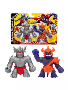 Moose Heroes of Goo Jit Zu Stretch Strikers Versus Pack: Knight Blazagon versus Gladiator Curruptagon - The Toy Store, Best Toys in Lebanon