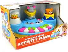 Activity Piano: Musical Buddies - Interactive Sounds Toy, Colorful Animal Themed, Musical Instruments, Pop-Up Animals