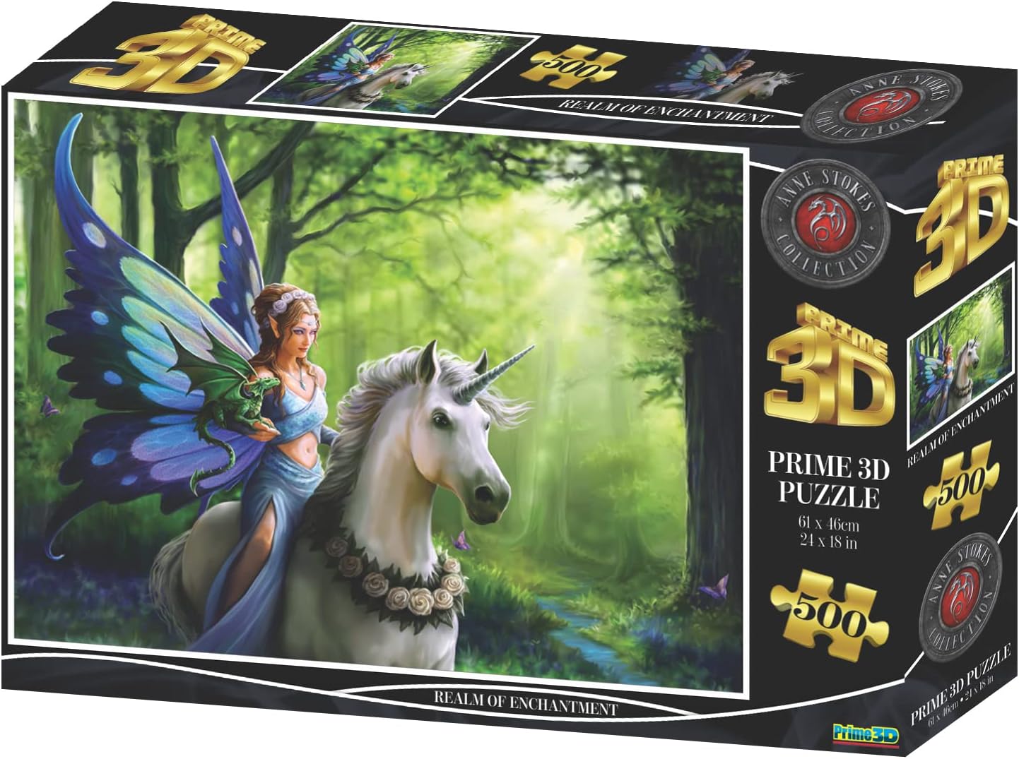 Prime 3D Anne Stokes Realms of Enchantment Puzzle The Toy Store - Toys