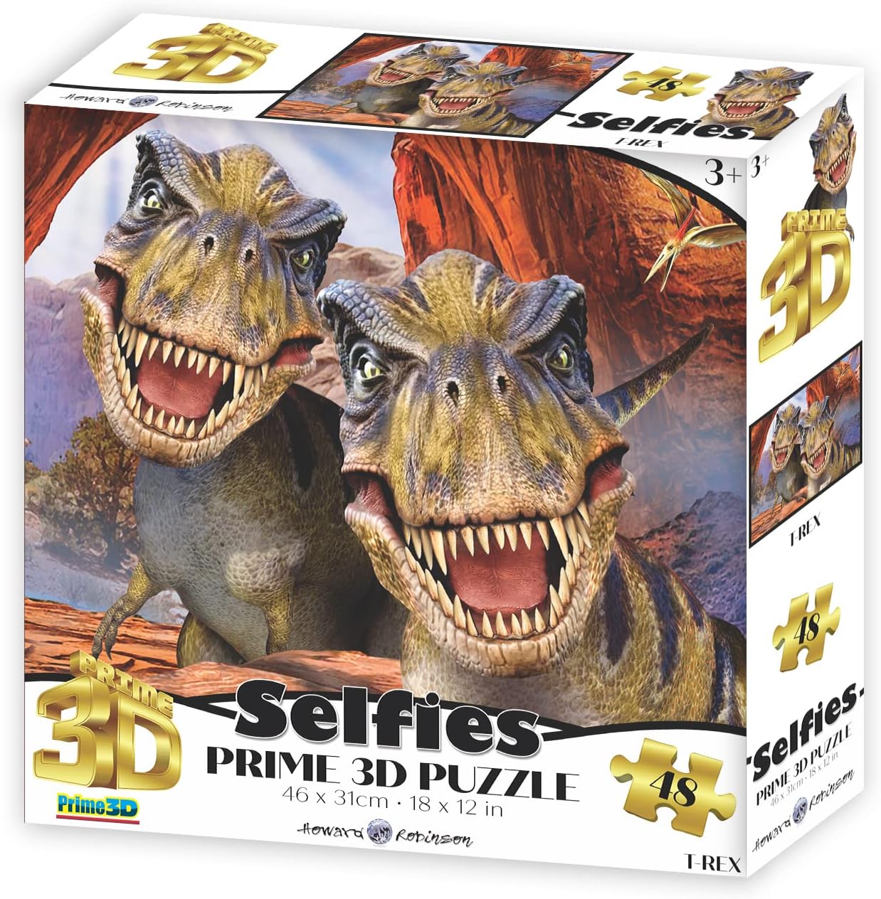 Prime 3D T-rex Selfie Puzzle The Toy Store - Toys