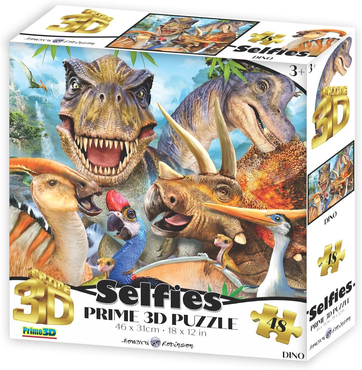 Prime 3D Dinosaurs Selfie Puzzle The Toy Store - Toys