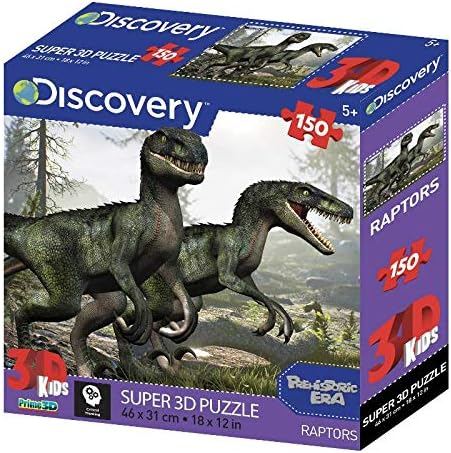 Prime 3D Velociraptor Puzzle The Toy Store - Toys