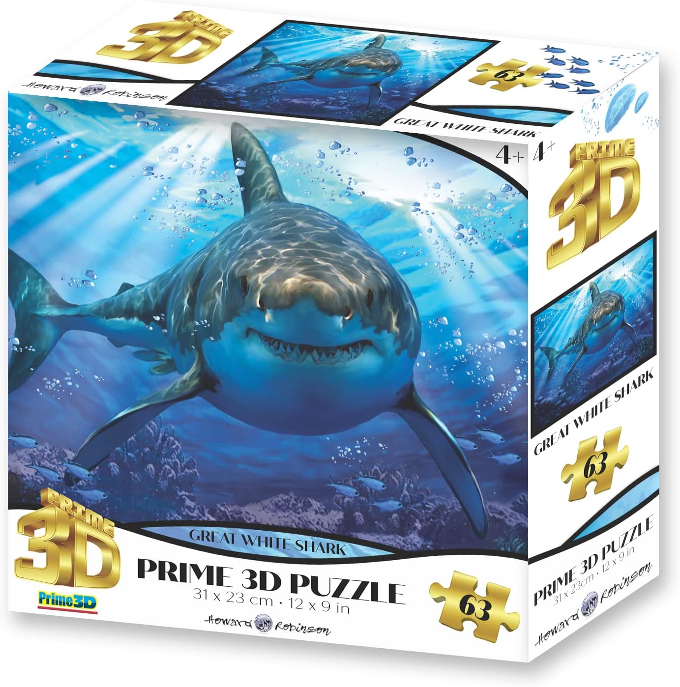 Prime 3D Great White Shark Puzzle The Toy Store - Toys