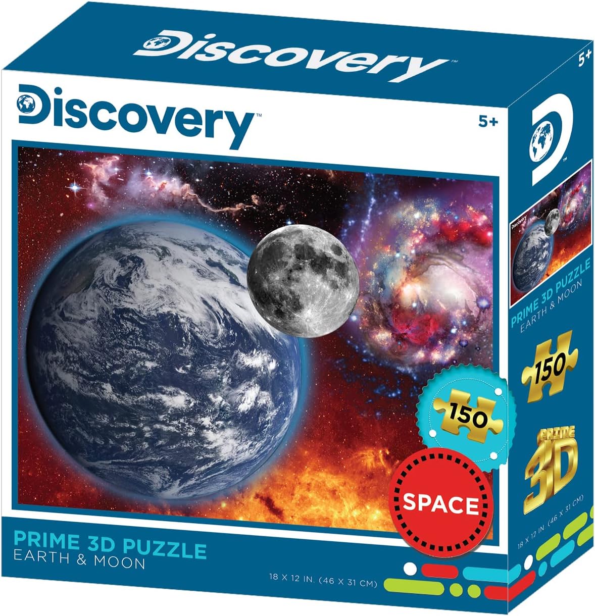 Prime 3D Earth And Moon Puzzle The Toy Store - Toys