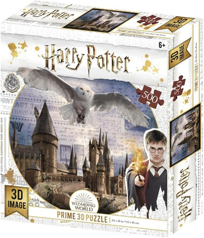 Prime 3D Harry Potter Hogwart And Hedwig Puzzle The Toy Store - Toys