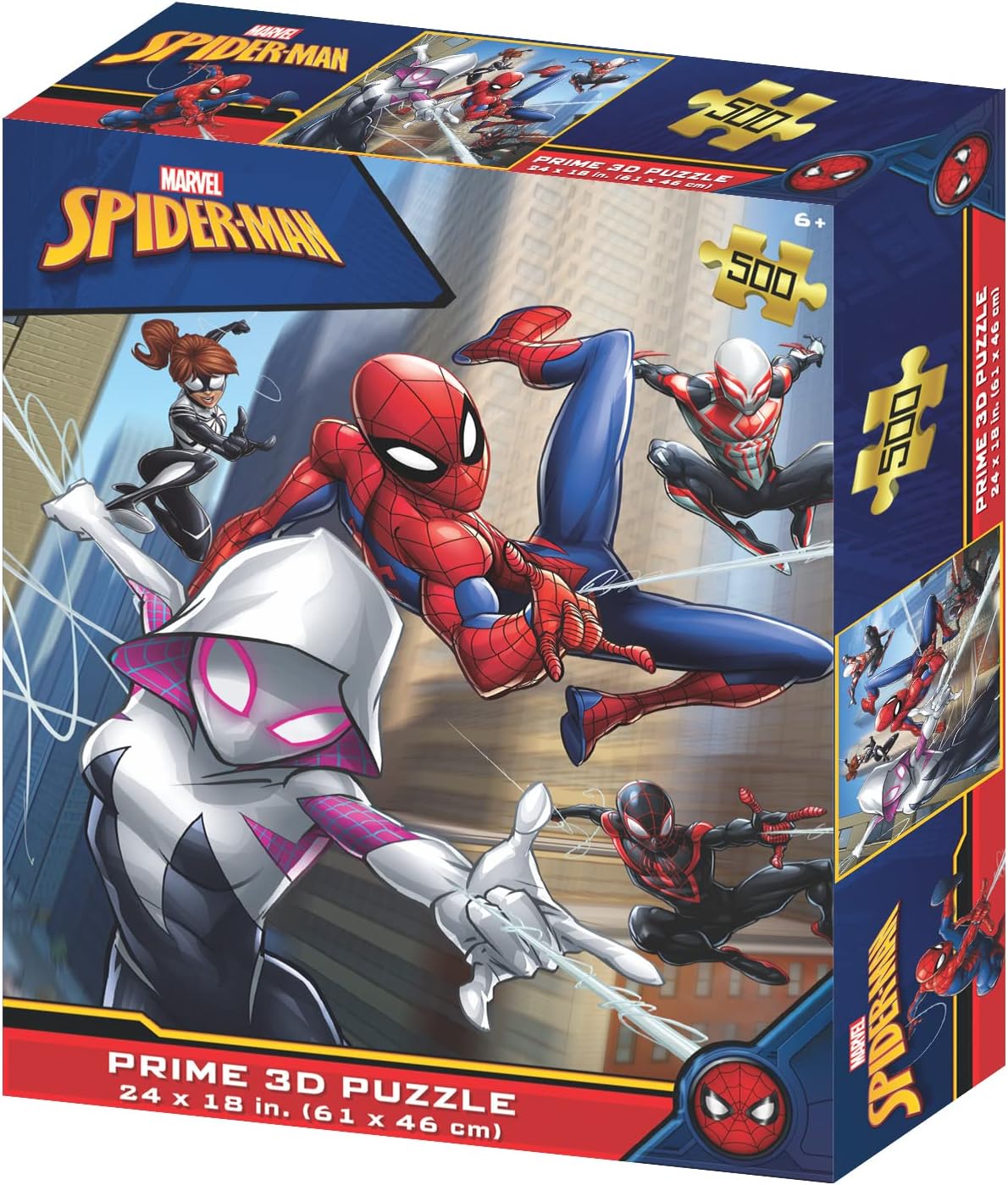 Prime 3D Spiderman Puzzle 500pcs The Toy Store - Toys