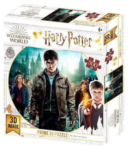 Prime 3D Effect - Harry Potter: Harry, Herminona and Ron Puzzle The Toy Store - Toys