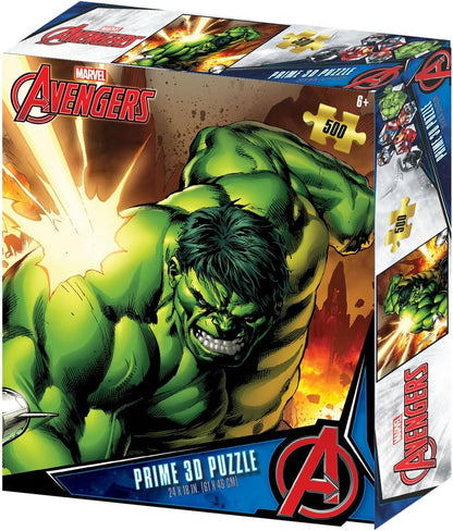 Prime 3D Hulk Puzzle 500pcs The Toy Store - Toys