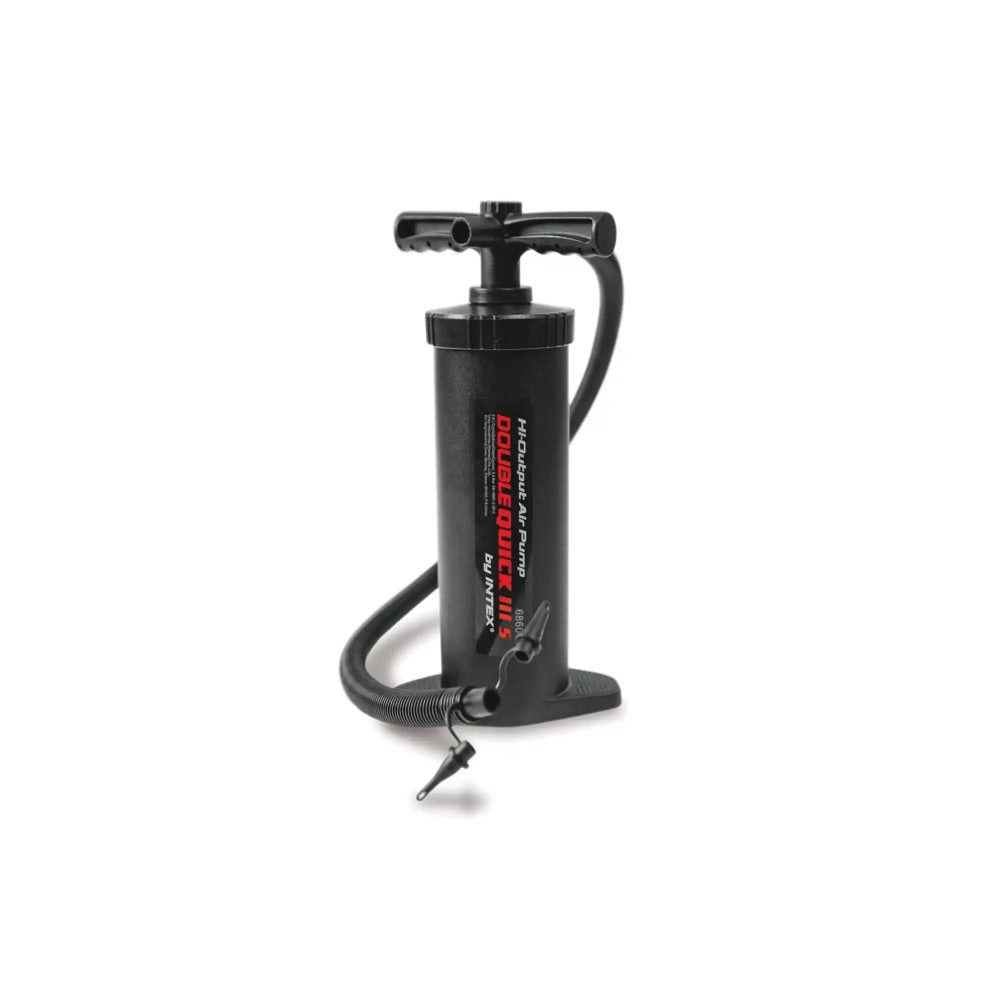 Black hand air pump with built-in hose and nozzle