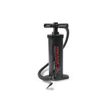 Black hand air pump with built-in hose and nozzle
