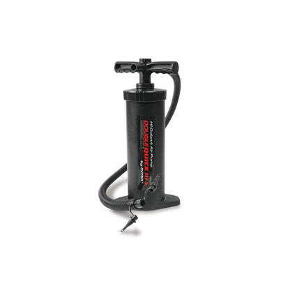 Black hand air pump with built-in hose and nozzle